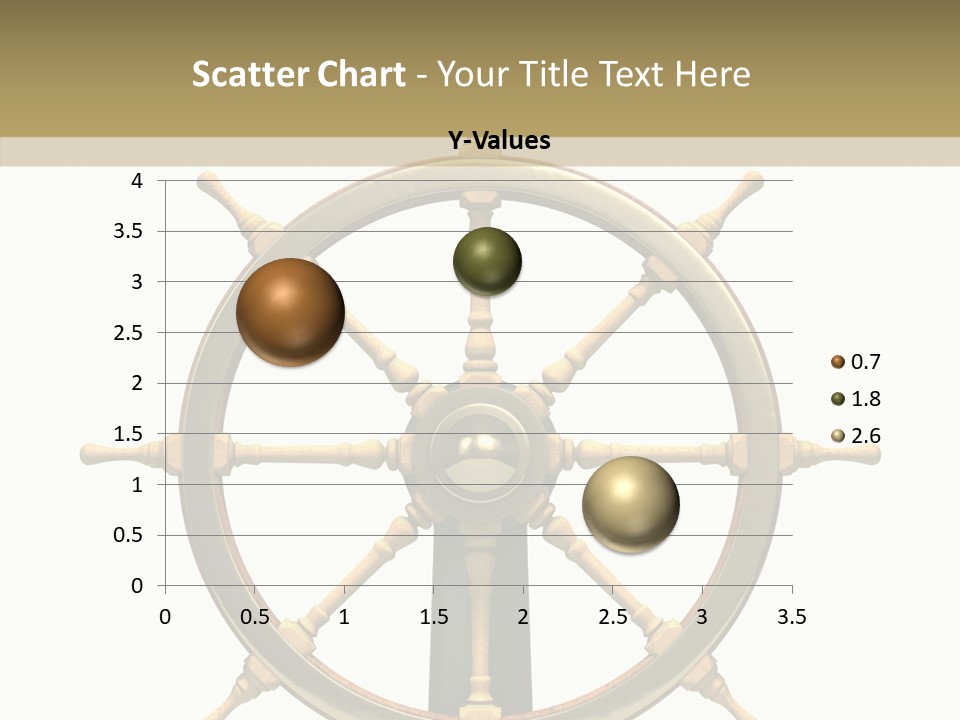 Sailing Old Fashioned Helm PowerPoint Template