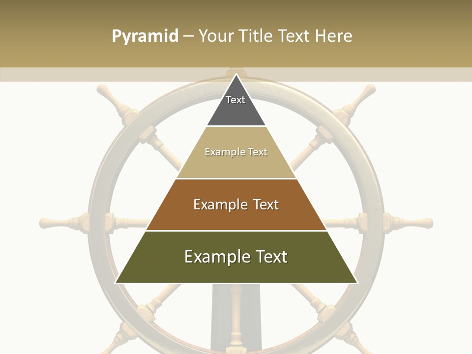 Sailing Old Fashioned Helm PowerPoint Template