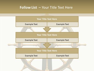 Sailing Old Fashioned Helm PowerPoint Template