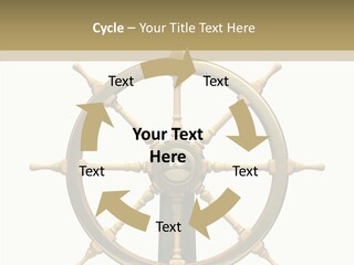 Sailing Old Fashioned Helm PowerPoint Template
