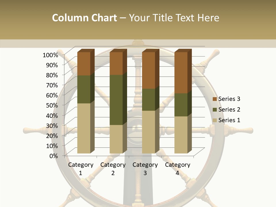 Sailing Old Fashioned Helm PowerPoint Template