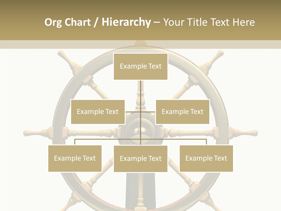 Sailing Old Fashioned Helm PowerPoint Template