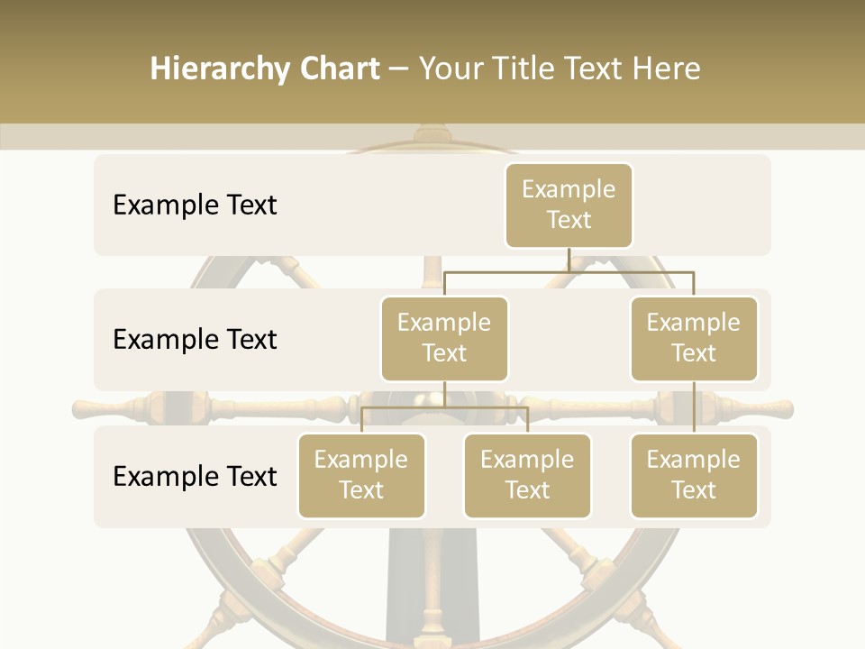 Sailing Old Fashioned Helm PowerPoint Template