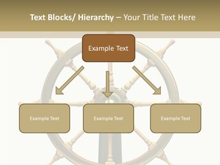 Sailing Old Fashioned Helm PowerPoint Template