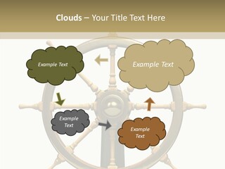 Sailing Old Fashioned Helm PowerPoint Template