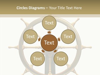 Sailing Old Fashioned Helm PowerPoint Template