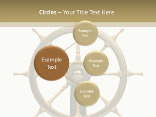Sailing Old Fashioned Helm PowerPoint Template