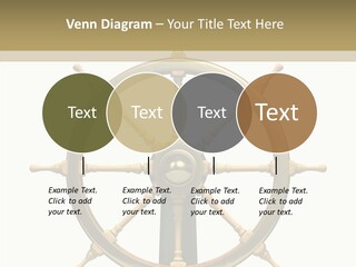 Sailing Old Fashioned Helm PowerPoint Template