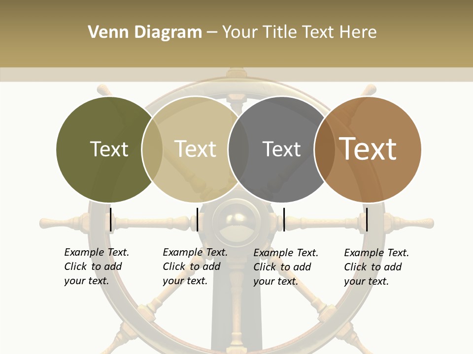 Sailing Old Fashioned Helm PowerPoint Template