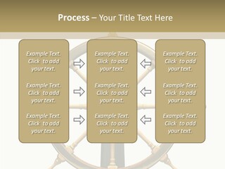 Sailing Old Fashioned Helm PowerPoint Template
