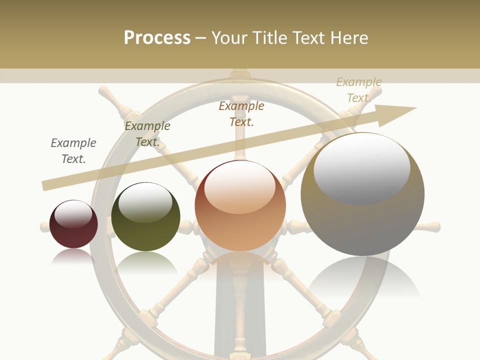 Sailing Old Fashioned Helm PowerPoint Template