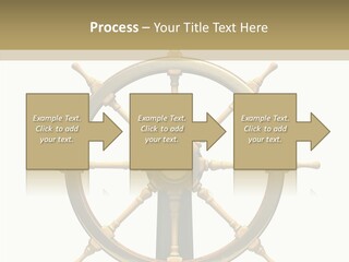 Sailing Old Fashioned Helm PowerPoint Template