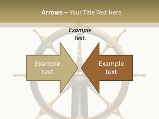 Sailing Old Fashioned Helm PowerPoint Template