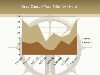 Sailing Old Fashioned Helm PowerPoint Template