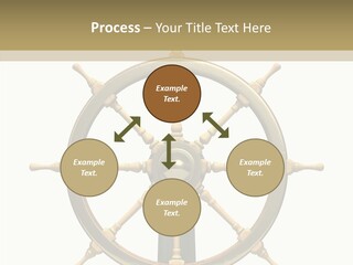 Sailing Old Fashioned Helm PowerPoint Template