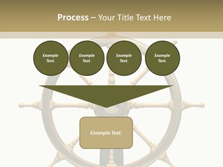 Sailing Old Fashioned Helm PowerPoint Template