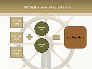 Sailing Old Fashioned Helm PowerPoint Template