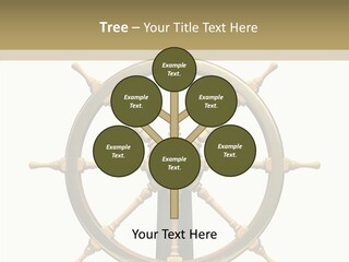 Sailing Old Fashioned Helm PowerPoint Template
