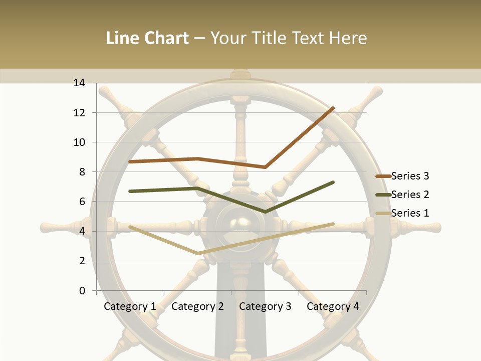 Sailing Old Fashioned Helm PowerPoint Template
