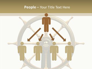 Sailing Old Fashioned Helm PowerPoint Template