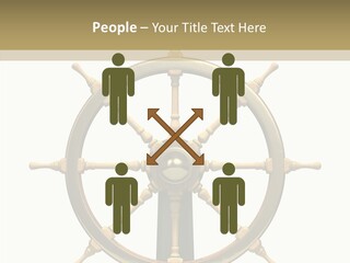 Sailing Old Fashioned Helm PowerPoint Template