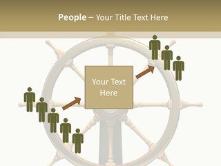 Sailing Old Fashioned Helm PowerPoint Template