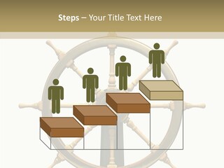 Sailing Old Fashioned Helm PowerPoint Template