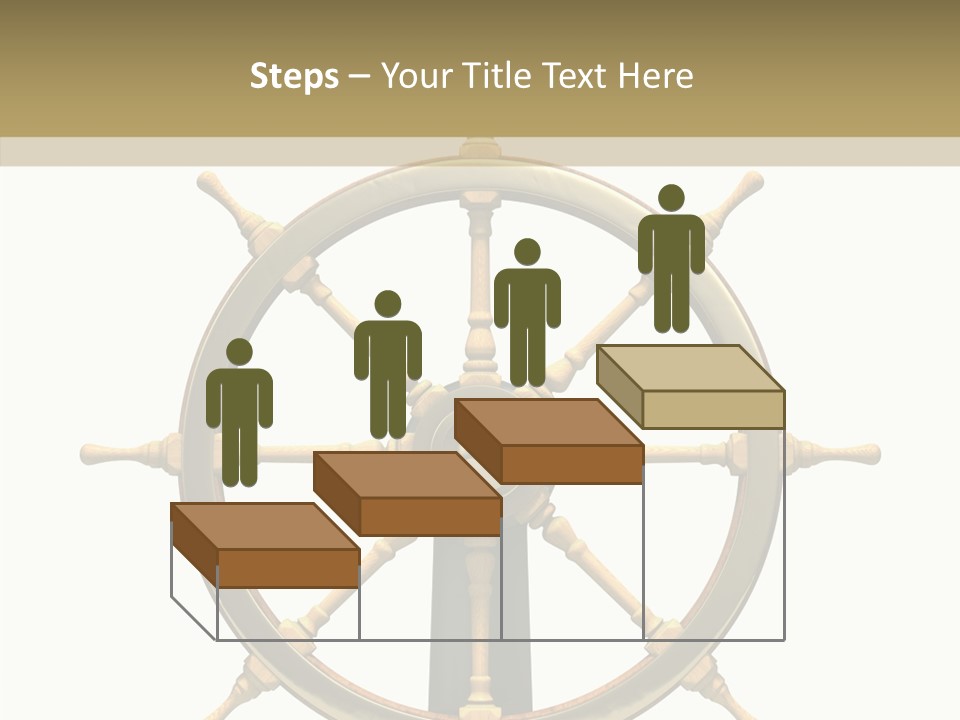 Sailing Old Fashioned Helm PowerPoint Template
