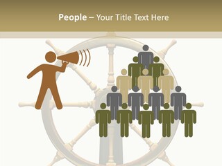 Sailing Old Fashioned Helm PowerPoint Template