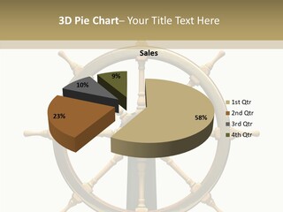 Sailing Old Fashioned Helm PowerPoint Template