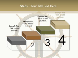 Sailing Old Fashioned Helm PowerPoint Template