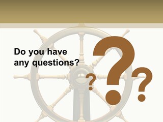 Sailing Old Fashioned Helm PowerPoint Template