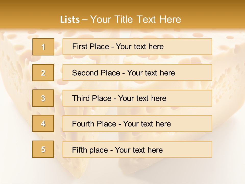 Yellow Whole Dairy PowerPoint Template