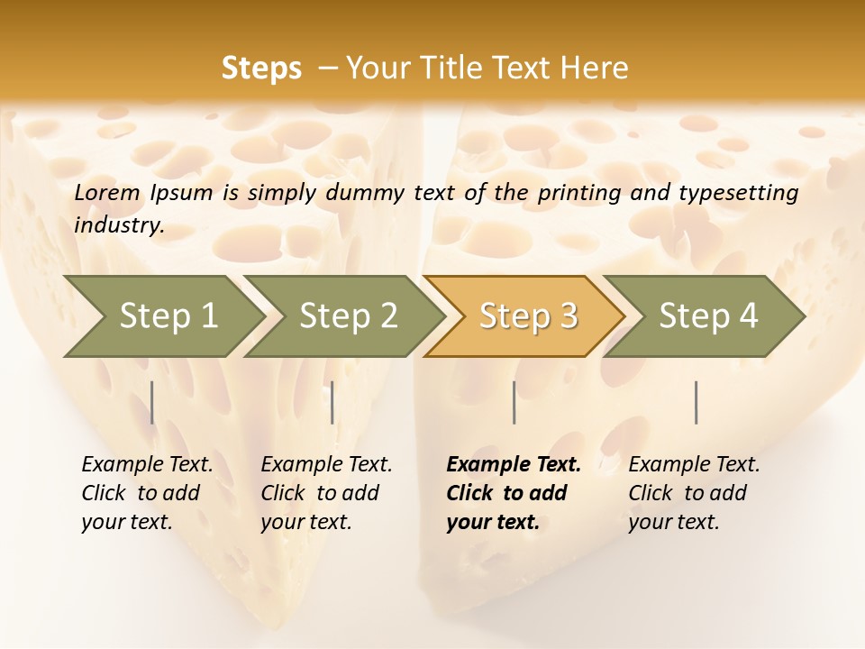 Yellow Whole Dairy PowerPoint Template