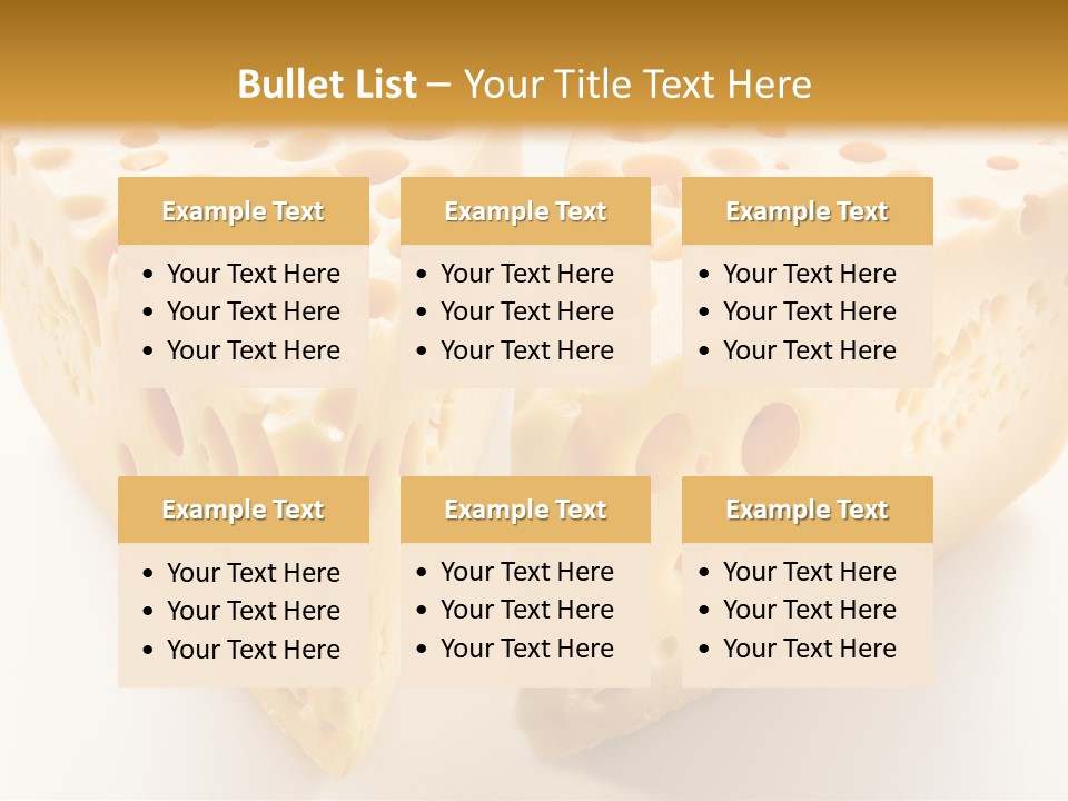 Yellow Whole Dairy PowerPoint Template