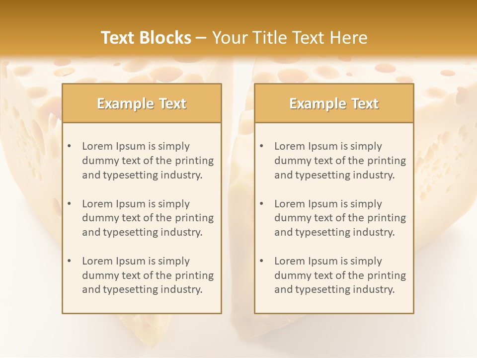 Yellow Whole Dairy PowerPoint Template