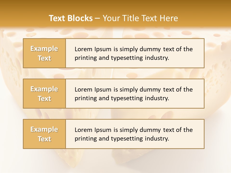 Yellow Whole Dairy PowerPoint Template