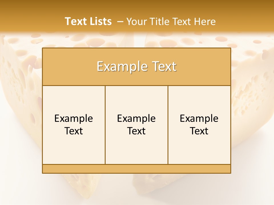 Yellow Whole Dairy PowerPoint Template