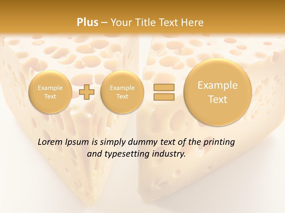 Yellow Whole Dairy PowerPoint Template