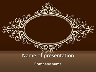 Art Copy Space Antique PowerPoint Template