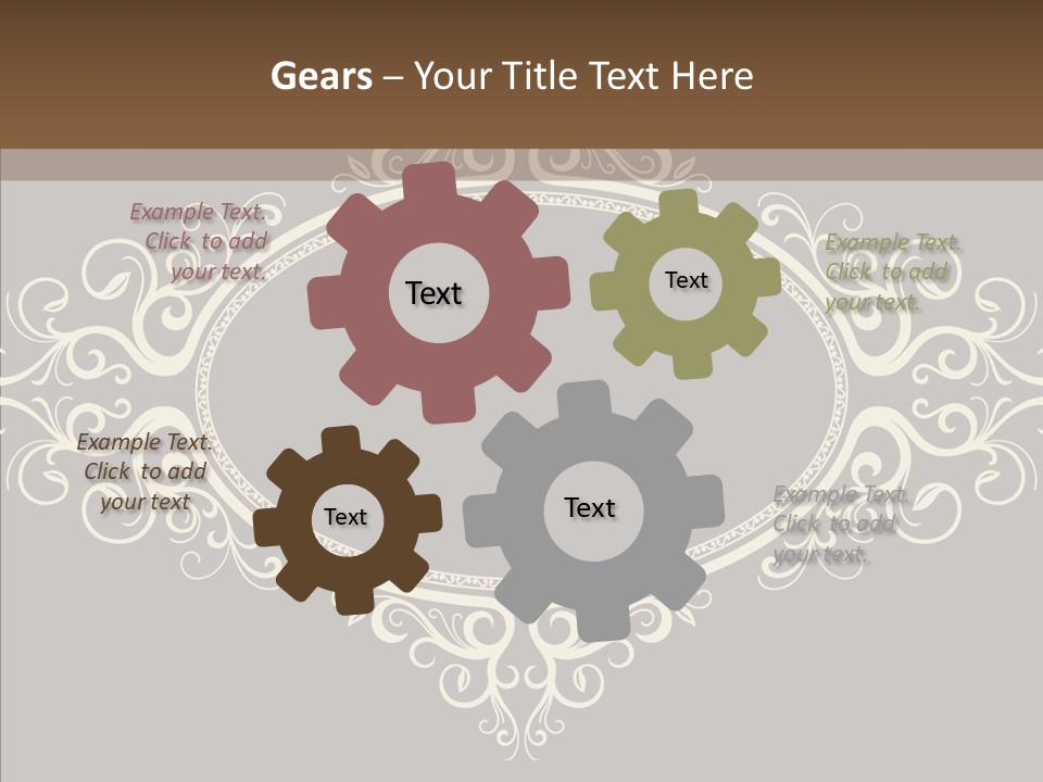 Art Copy Space Antique PowerPoint Template
