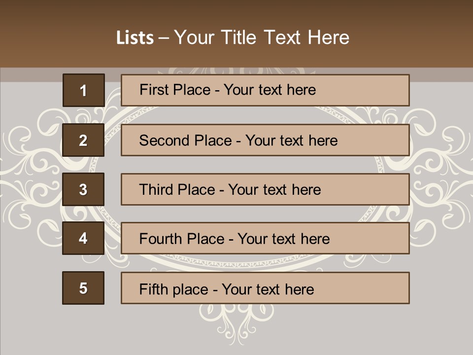 Art Copy Space Antique PowerPoint Template