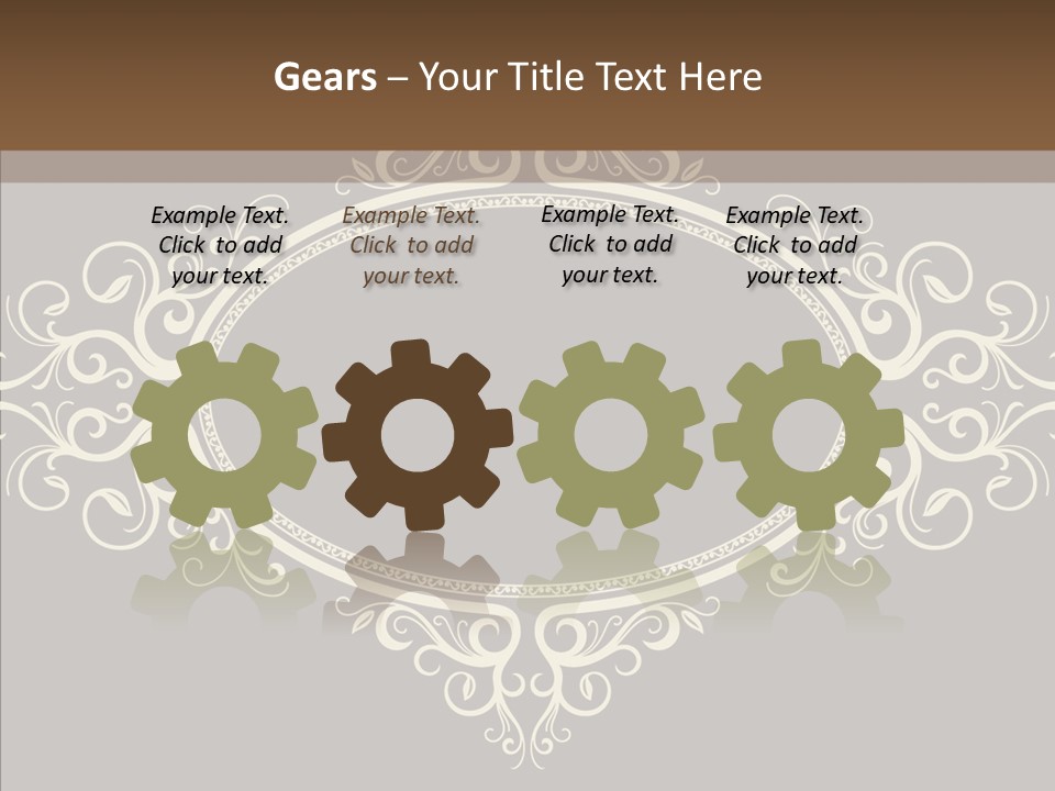 Art Copy Space Antique PowerPoint Template