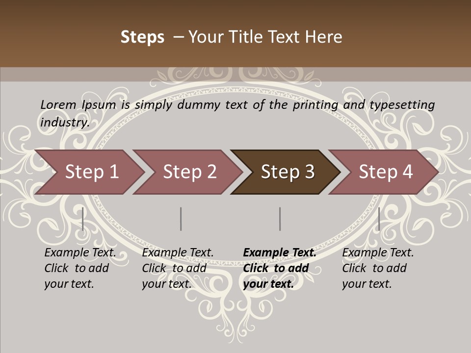 Art Copy Space Antique PowerPoint Template