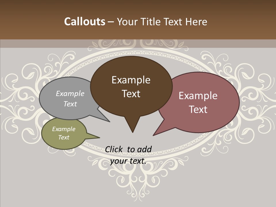 Art Copy Space Antique PowerPoint Template