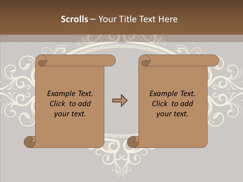 Art Copy Space Antique PowerPoint Template
