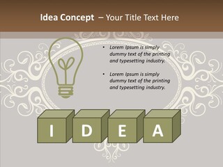 Art Copy Space Antique PowerPoint Template