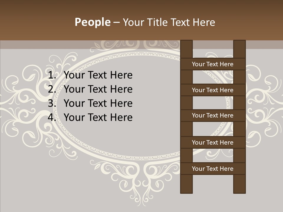 Art Copy Space Antique PowerPoint Template