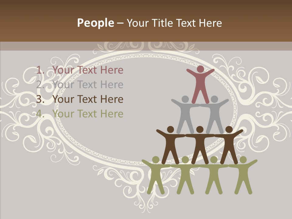 Art Copy Space Antique PowerPoint Template