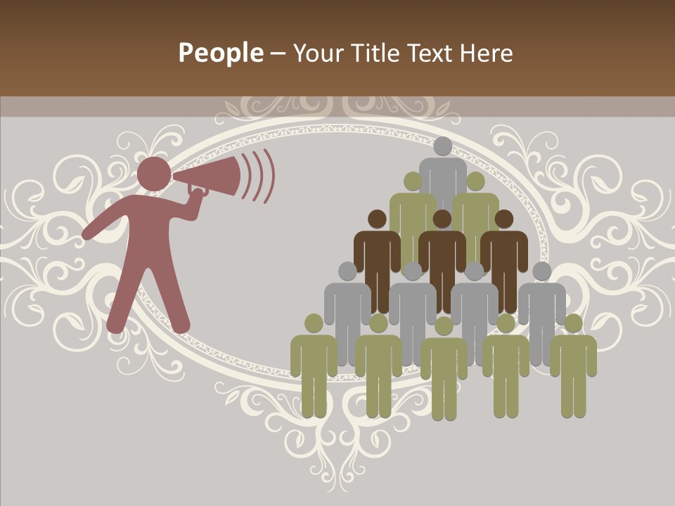 Art Copy Space Antique PowerPoint Template